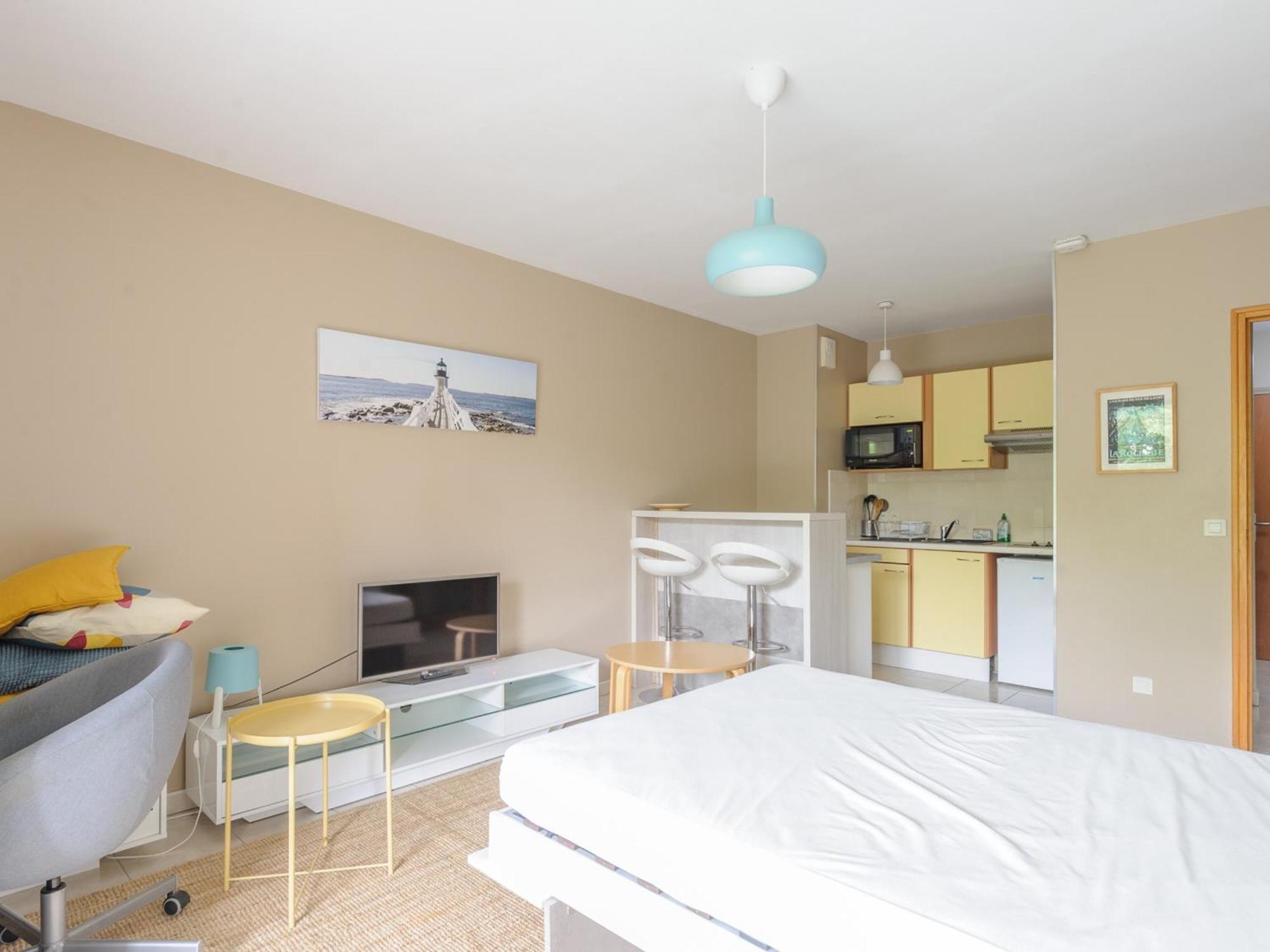 Studio Ensoleille Au Bord De Mer Avec Balcon Et Parking, Proche Centre Et Plage - La Rochelle - Fr-1-535-51 Eksteriør bilde